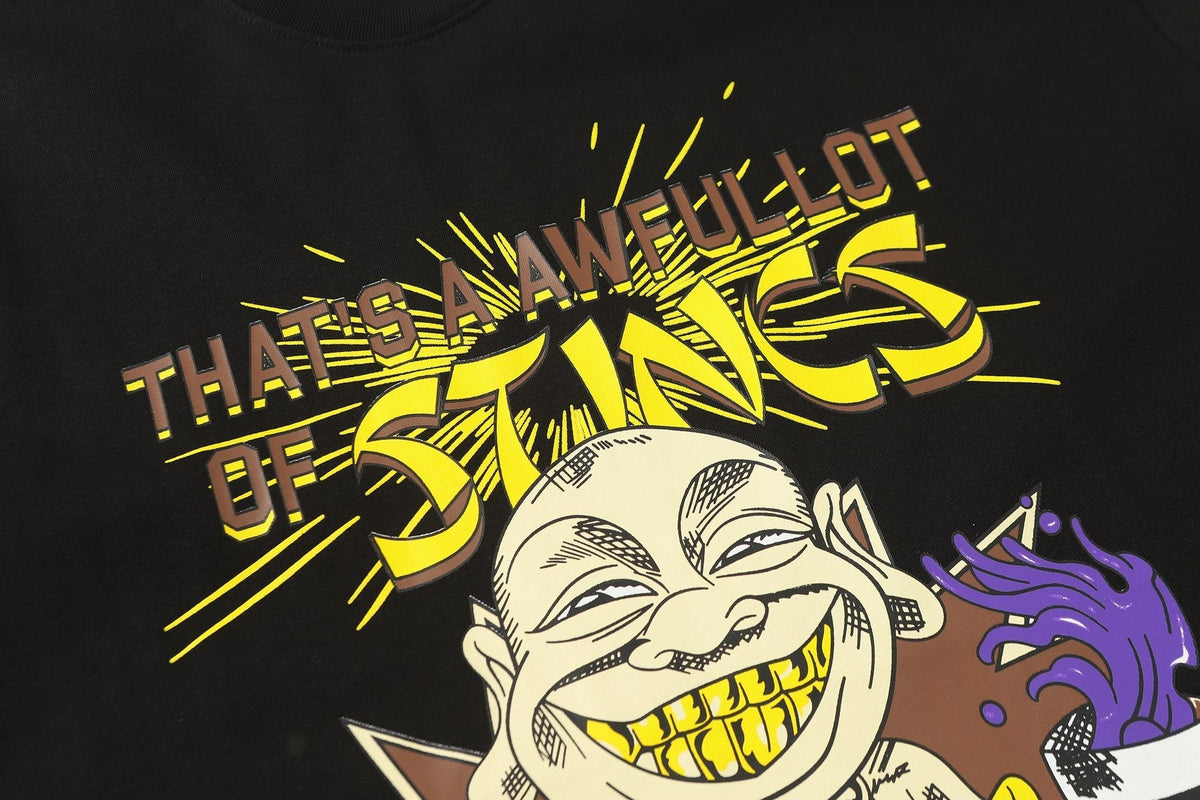 THAT'S A AWFUL LOT OF COUGH SYRUP Rising Star Graphic Short-Sleeve T-Shirt ¡ª detail