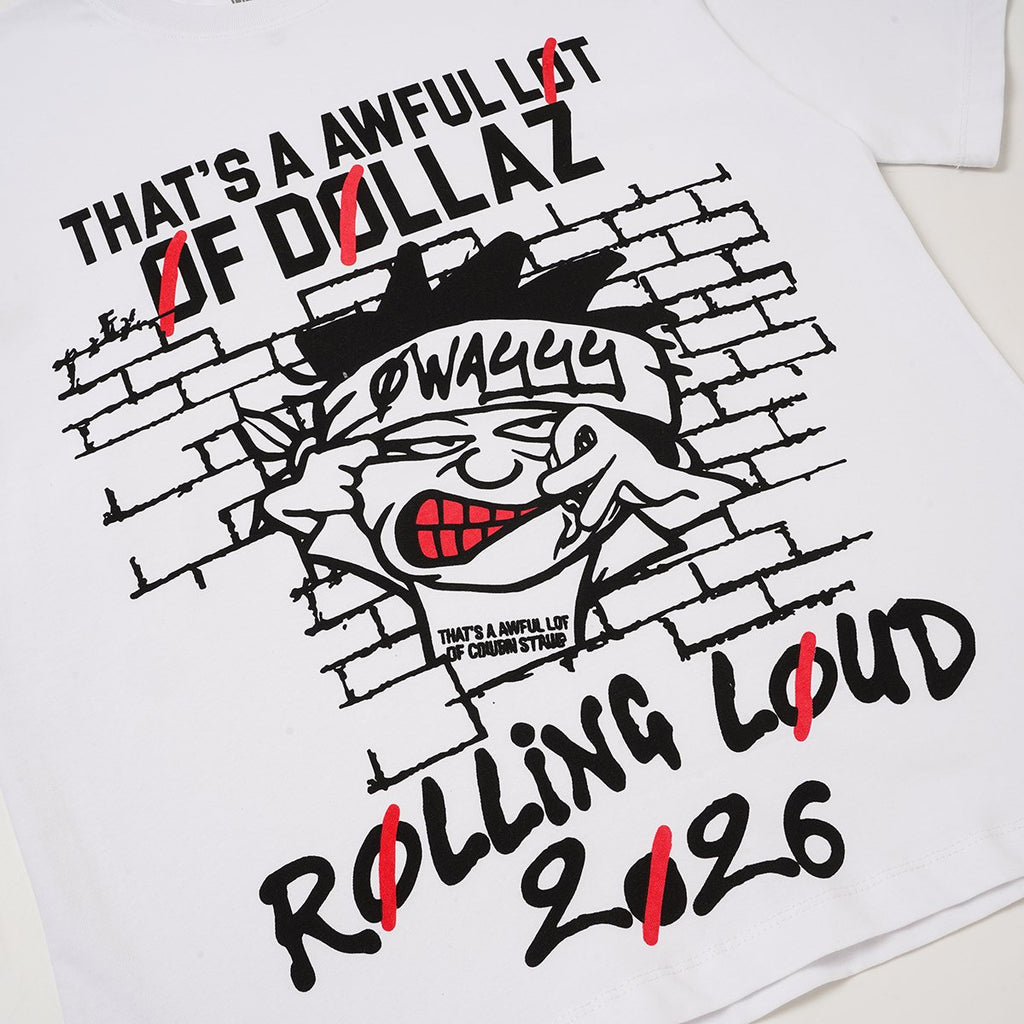 THAT'S A AWFUL LOT OF COUGH SYRUP Front Graphic Short-Sleeve T-Shirt ¡ª detail