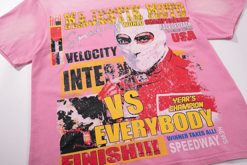 MAJESTIK Racing Moto Graphic T-Shirt ¡ª detail